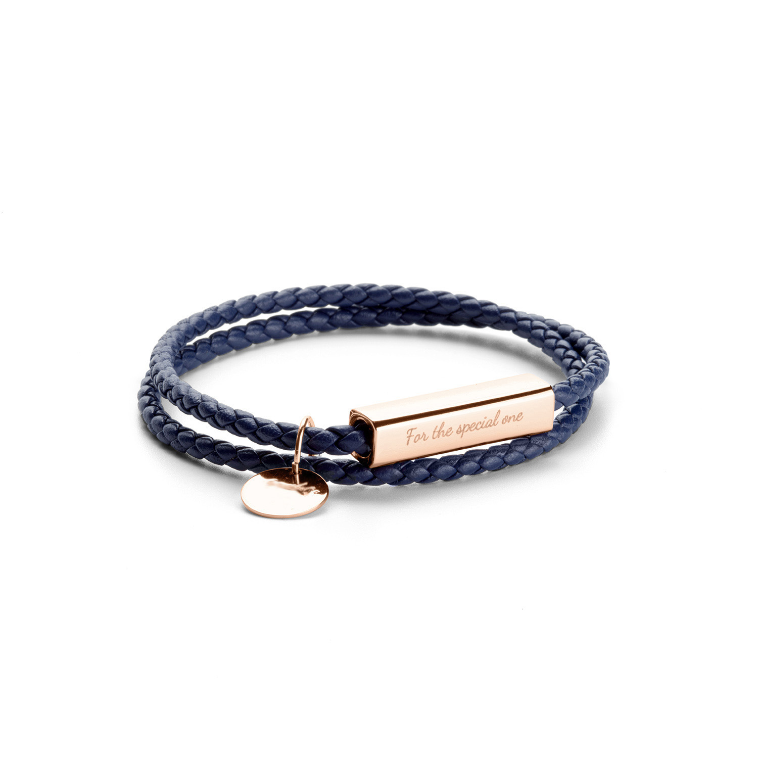 Stainless Steel Braided Leather Rope Couple Bracelets