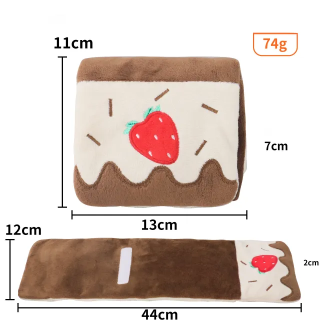 Pet Foraging Snuffle Mat Dog Plush Sound Interactive Slow Feeder Sniffing Toys Easy Clean Hide Food Molar Puzzle Toys Brown - Shop at LoveMi