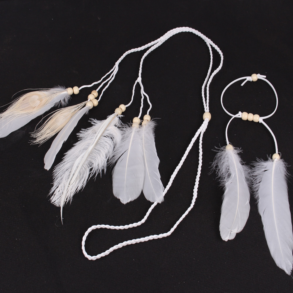Ethnic Wind Beach Feather Headwear Hair Band