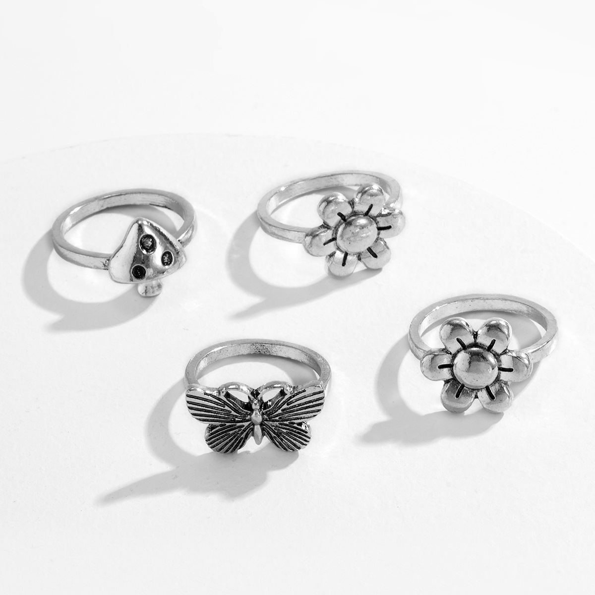 Men's New Metal Ring Korean Version Of The Ins Wind Ring Novelty Creative Design Ring