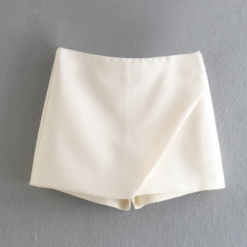 Women's High Waist Show Leg Length Asymmetric Candy Skirt