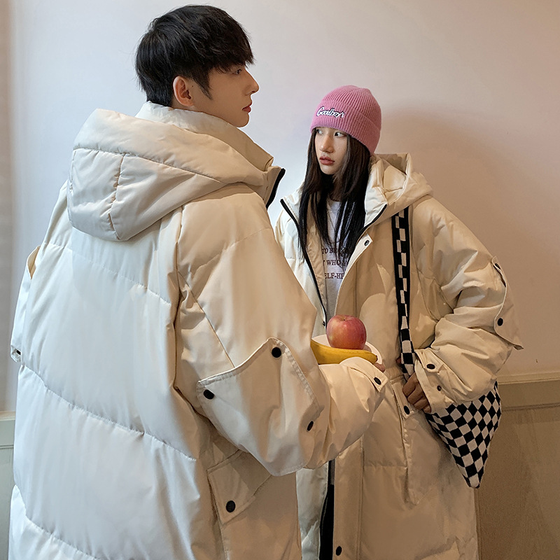 Title 3, Fashion Mid-length Couple Down Jacket