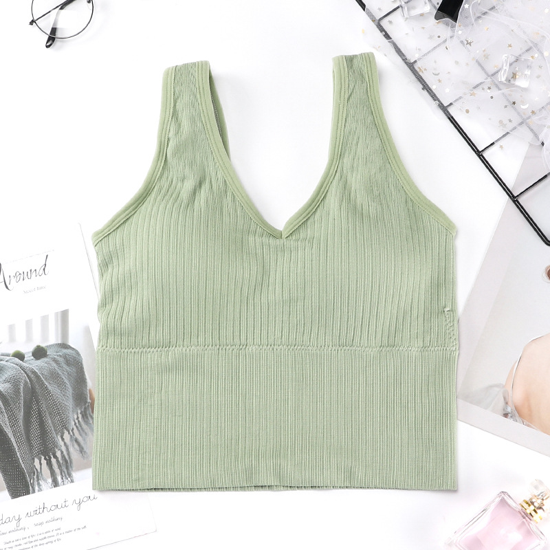 Title 3, Sportliches Yoga-Tanktop mit V-Ausschnitt und A...