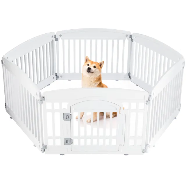 Dog Game Fence Is Safe And Reliable White6Panel - Shop at LoveMi