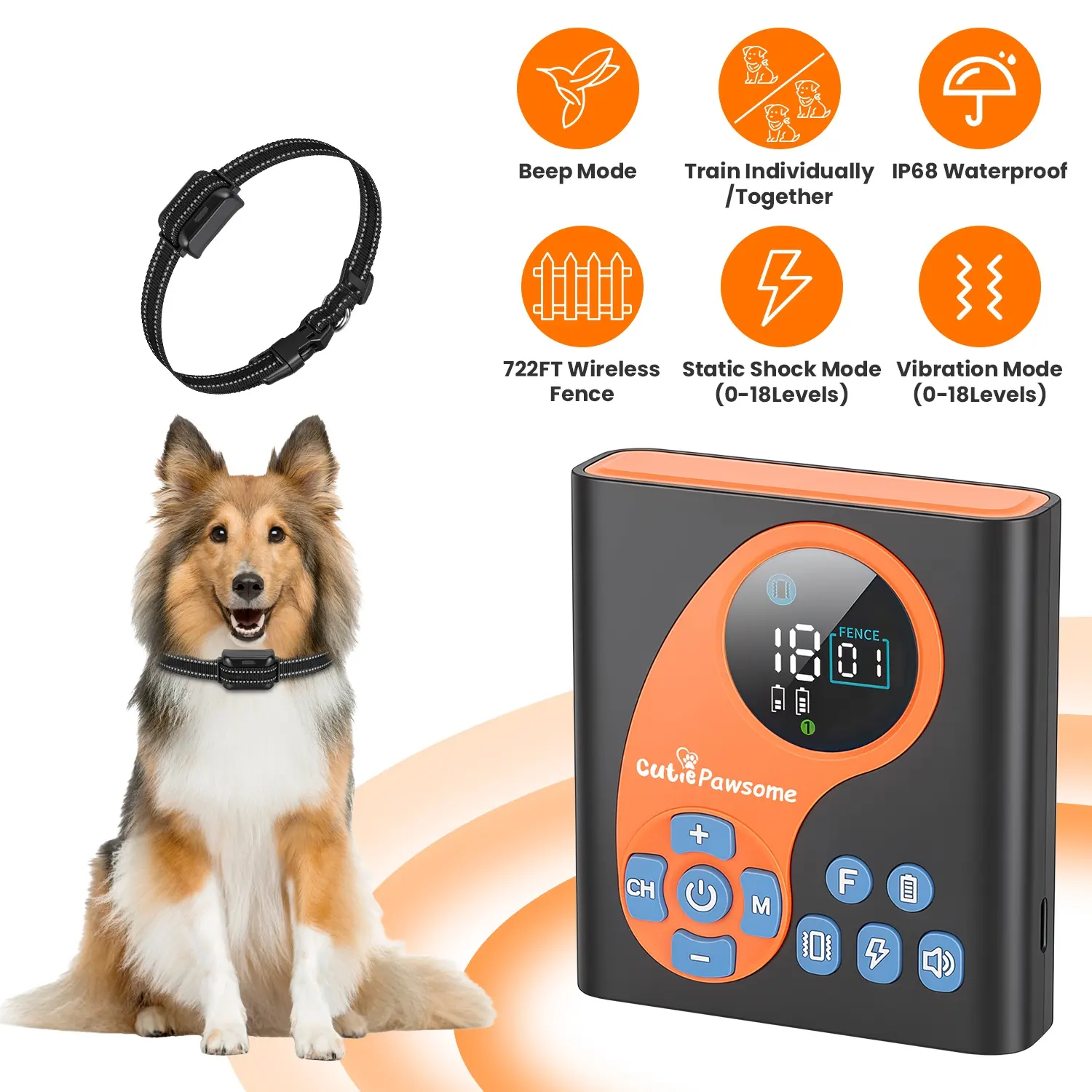 2 In 1 Wireless Dog Fence System