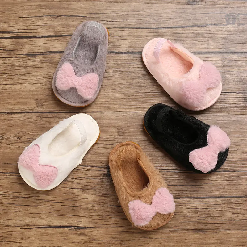 Cute Baby Fur Toddler Shoes Spring