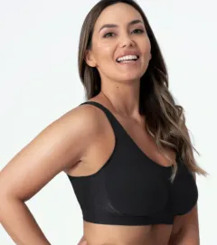 Plus-size S-3XL Premium ShaperBra Women Shaper Bra Sexy Bright Lingerie Female Underwear - Black - View 1