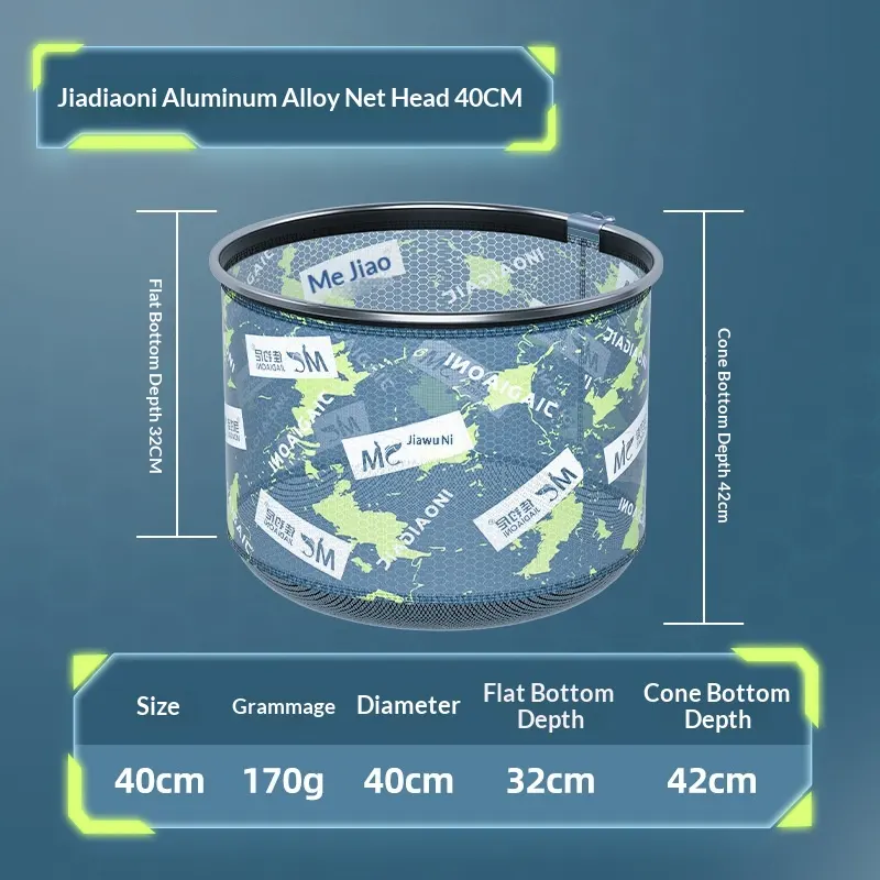 Jiadaoni Copy Net Head Anti-hook Black Pit Fishing Net