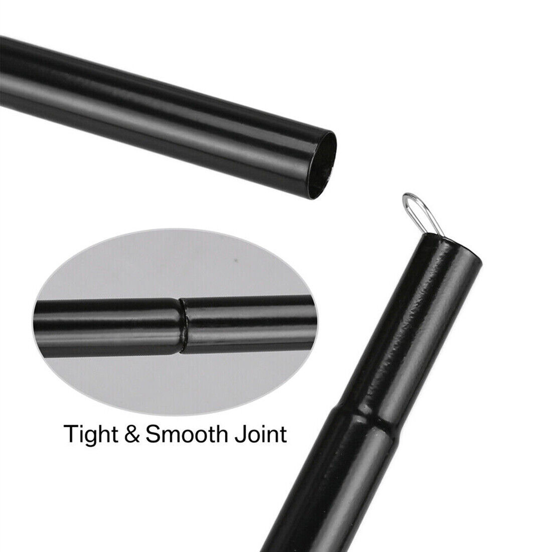 2x200cm Tent Poles Universal Telescopic Adjustable Steel Awning Canopy Tarp Pole 16