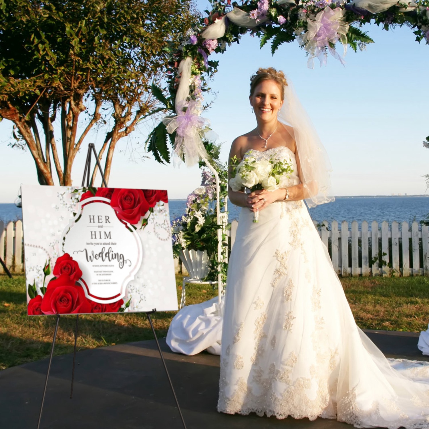 2 Pack Easel Stand For Display 61in Collapsible A Frame Tripod Easel Iron Alloy Drawing Stand With 2 Carry Bags For Wedding Poster Art Drawing Meeting