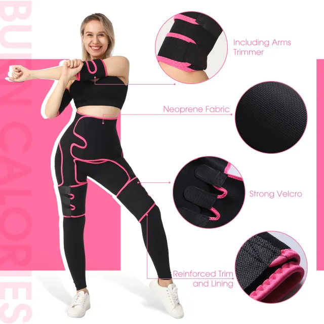 Waist Belt, Arm Belt, Thigh Belt, Fitness Belt, Fitness Belt, Shaping Waist Training, Sports And Fitness Pink - Shop at LoveMi