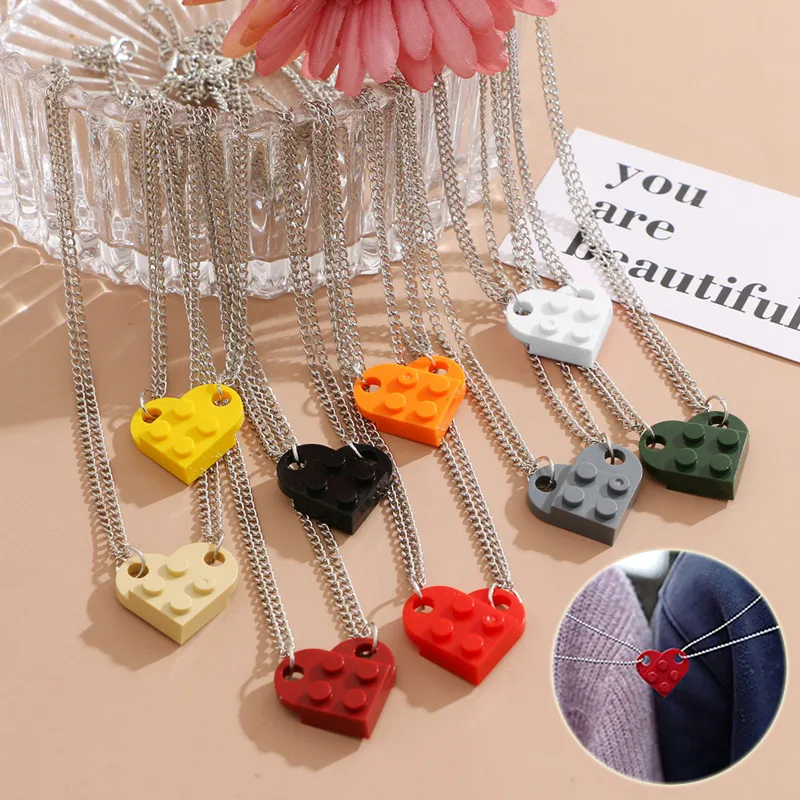Valentines Day Gift New Jewelry Heart Necklace Love Stitching