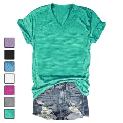 If You See Me Talking To Myself Am Self-employed V-neck T-shirt - Green - View 1