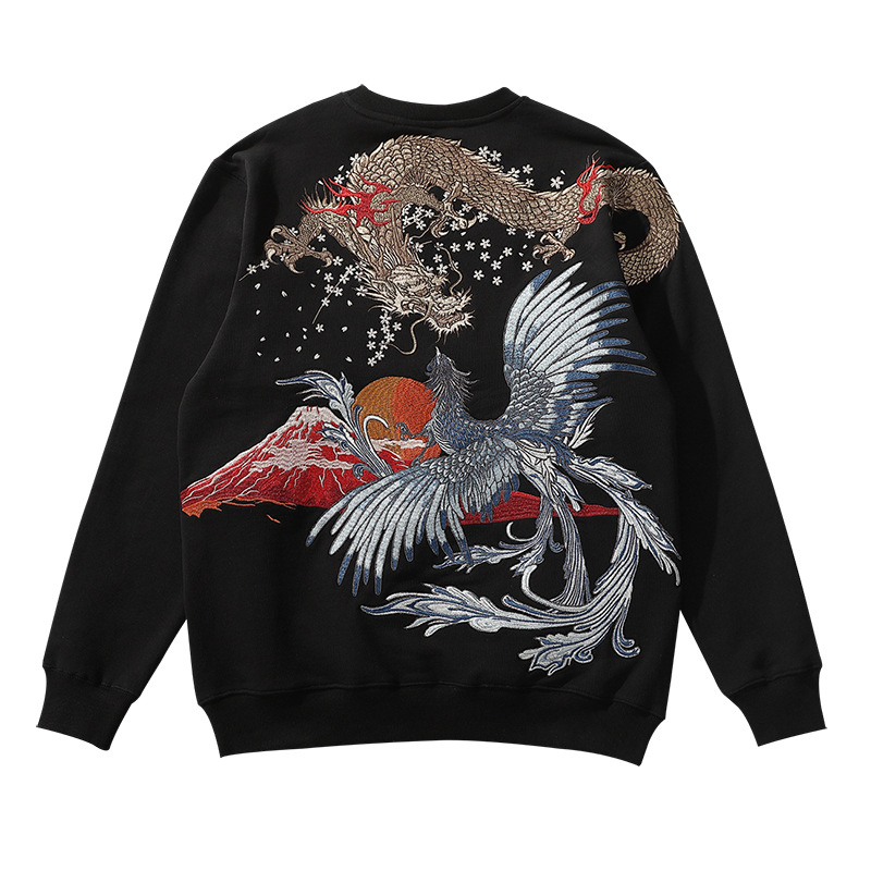 Title 5, Traditionelles, besticktes Tattoo-Sweatshirt mi...