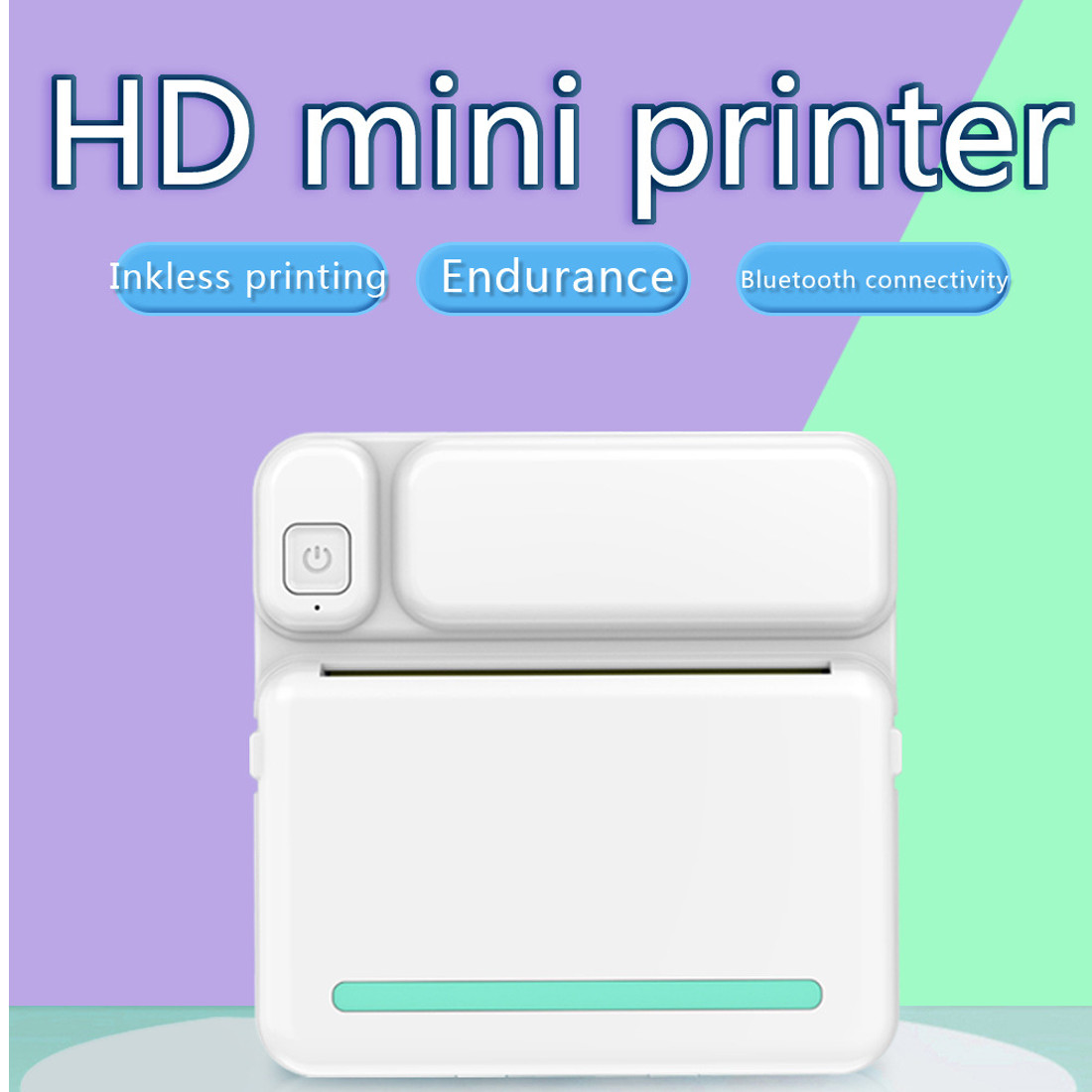 Mini Thermal Printer Pocket Bluetooth Mobile Phone Photos Label Printing Machine