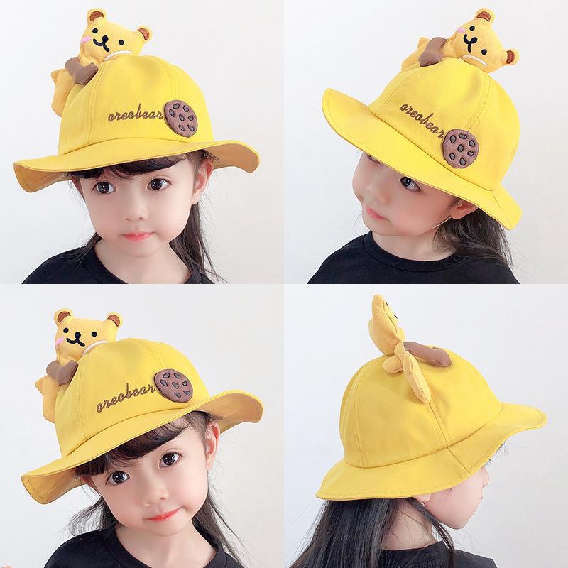 Cute Girl Sunshade Sun Protection Pot Korean Travel Children's Hat