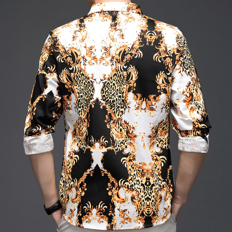 Title 5, Chinese style floral shirt