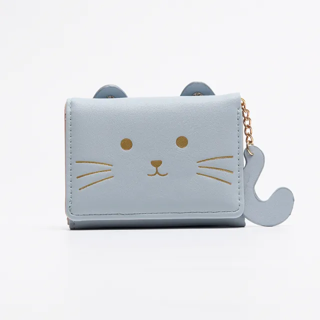 Student Fashion Cartoon Coin Purse Blue - Shop at LoveMi