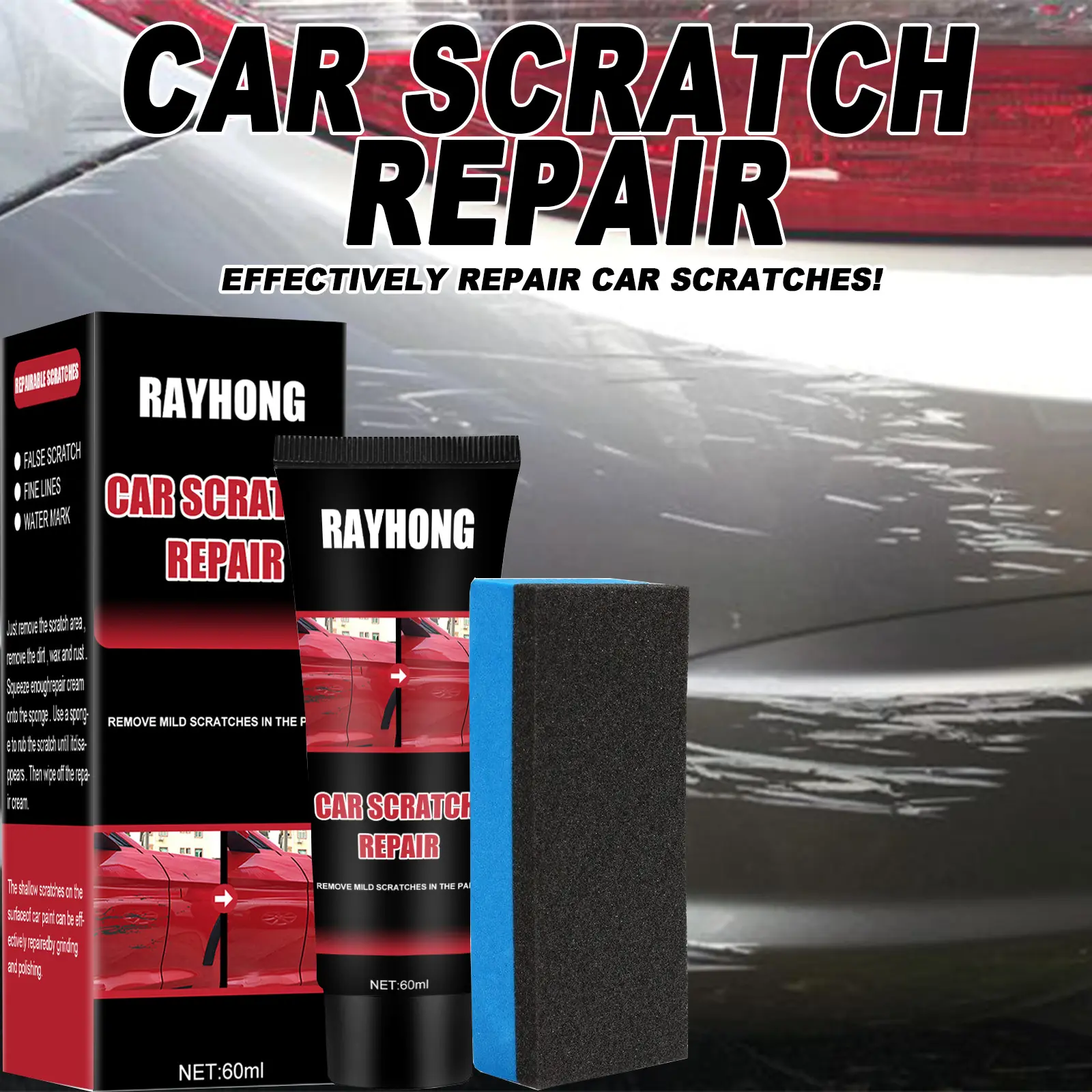 Scratch Removal Repair Wax Paint Surface Maintenance