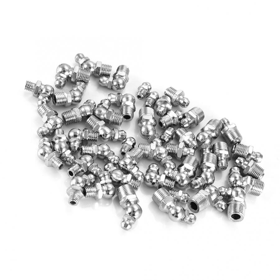 Универсальный смазочный ниппель с прямым изгибом в штучной упаковке