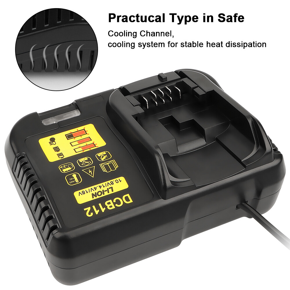 Battery Charger Replace For  DCB112 10.8V-18V DCB182 DCB200 DCB184 DCB180 — foto 5