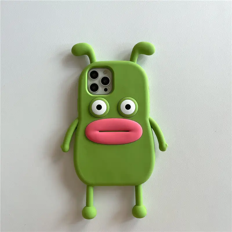 Cartoon Ugly Cute Sausage Mouth Frog Phone Case