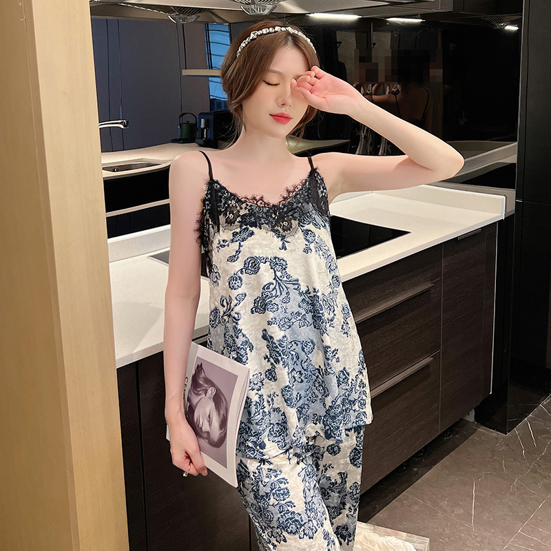 New Netflix Three Sets Of Suspenders Pants Home Wear