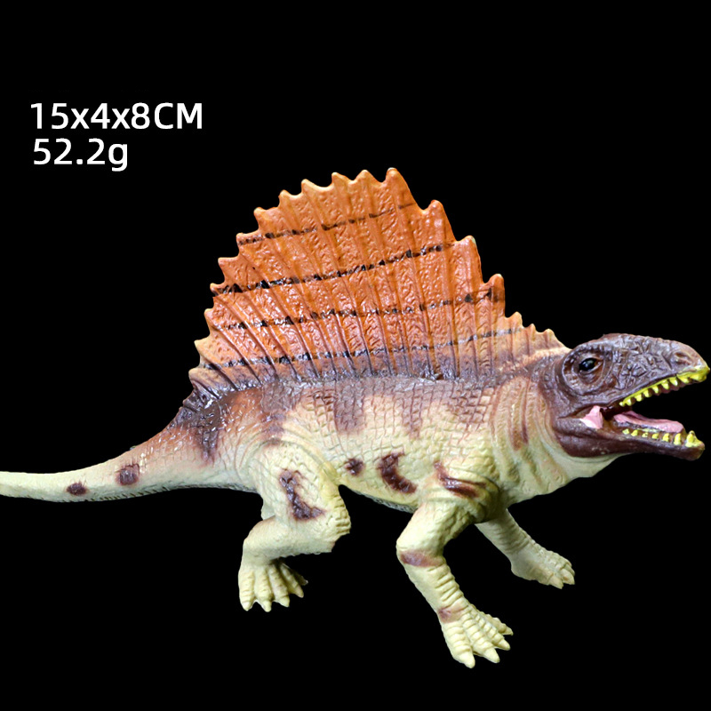 Title 4, Solid Dinosaur Plastic Toy Simulation Animal