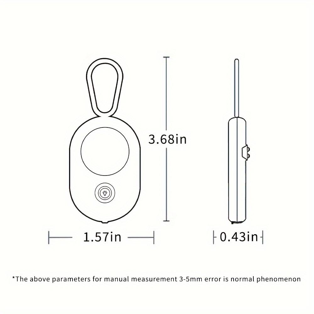 Rechargeable USB-powered Infrared Camera Detector, Portable Anti-spy Surveillance Scanner