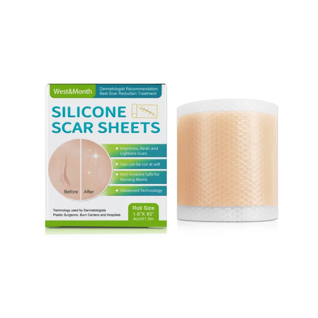 Self Adhesive Silicone Scar Repair Orange Line Growth Line Smooth Skin Care Beauty Patch 2Pc - Shop at LoveMi