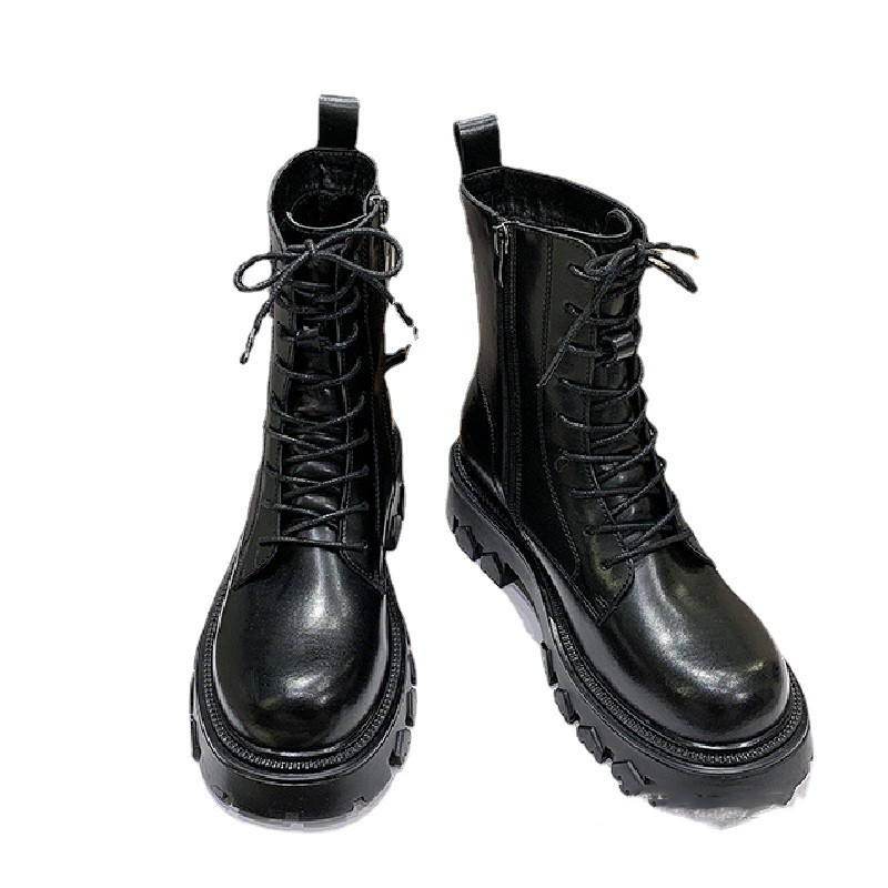 Fashion Slim Women's Thick-soled Martin Boots