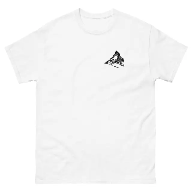 Matterhorn Printed Men's Short Sleeves White - Shop at LoveMi