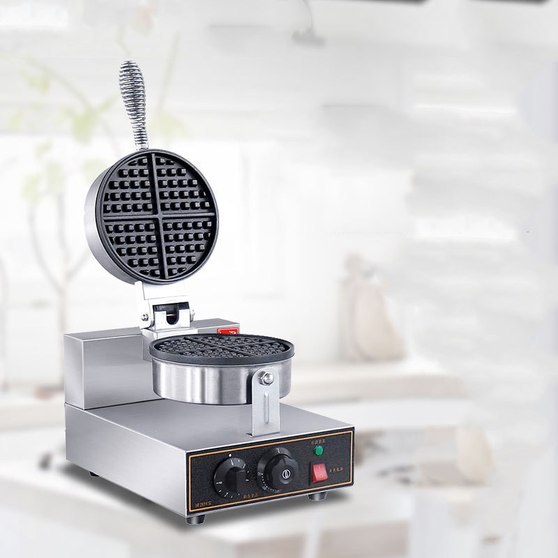 110V 220V Double Side Circular Electric Heating Waffle Furnace