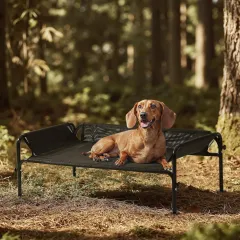 Gardner Small Dog Outdoor Waterproof Portable Breathable Mesh Pet Bed With Three-Sided Guardrail Self-pickup Orders Support FedEx, Ship, And UPS Lo... - View 1