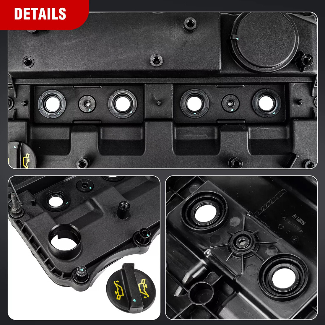 FOR FORD TRANSIT MK7 MK8 2.2 CUSTOM 2.2 TDCI ROCKER CAM COVER WITH SEALS 1858445 — image 4