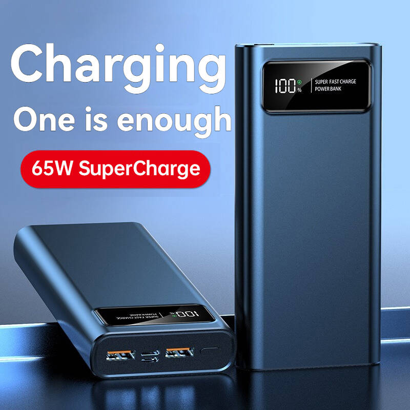 1pcs 20000mAh Portable Charger With 65W Fast Charging Multi-Port Output Smart... 2