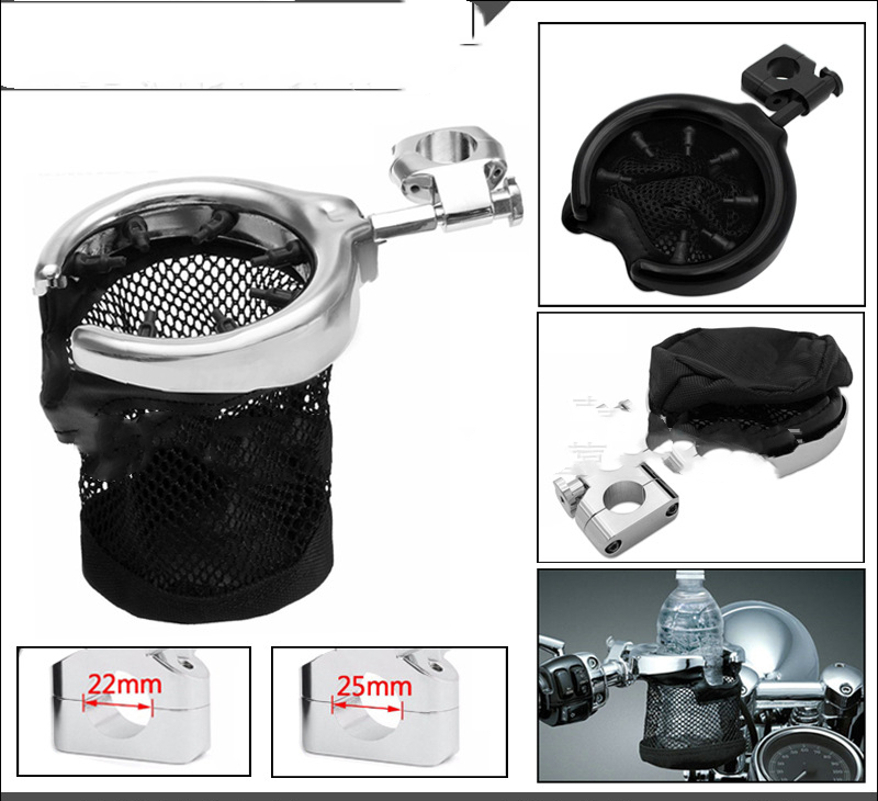 Motorcycle Add Mesh Handle Water Cup Holder — foto 3