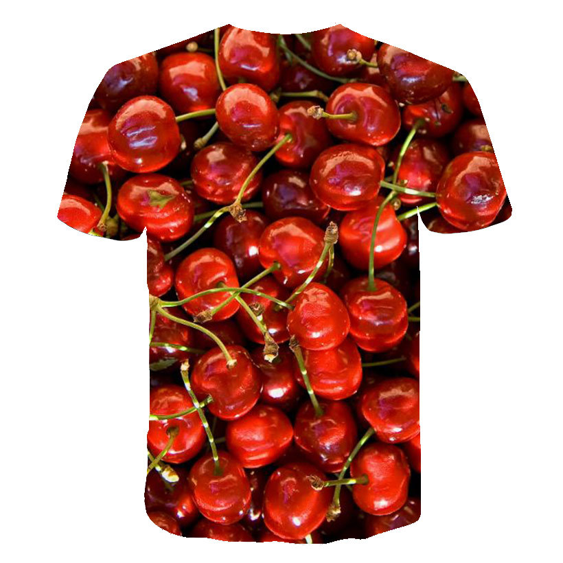 Title 9, 3D-gedrucktes T-Shirt mit Obstsorten-Medley-Mus...