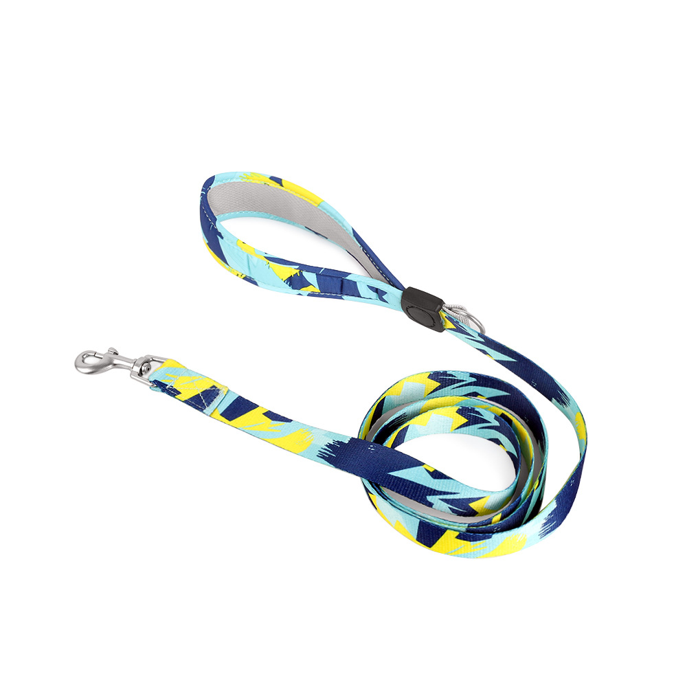 Blue and white traction rope