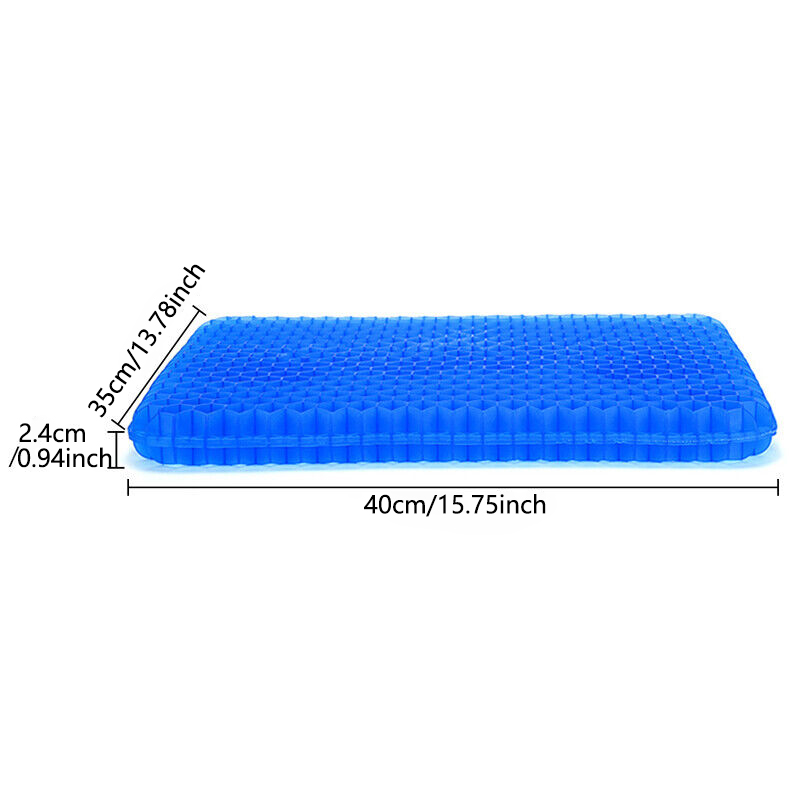 Honeycomb Breathable Gel Seat Cushion Cooling Double Thick Egg Sitting Pad Mat — image 11