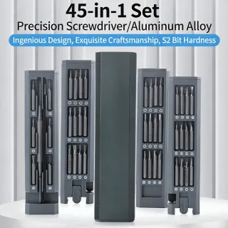 45 In 1 Precision Screwdriver Set, Professional Small Screwdriver Set With Metal Case, Magnetic Repair Tool Kit