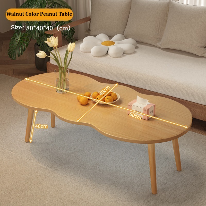 Natural Wooden Coffee Table For Living Room Modern Sofa