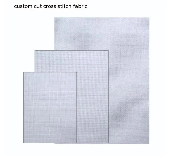 Diy Embroidered Fabric 11CT Cotton - 30X45Cm