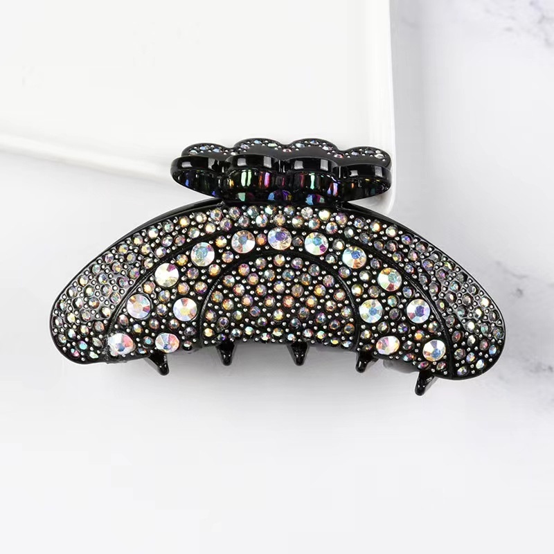 Full Diamond Acetic Acid Grip Back Head Hairpin Ornament