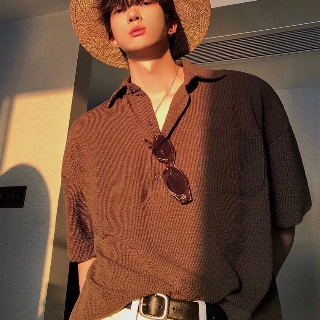 Men's Summer Youth Popularity Temperament Polo Shirt