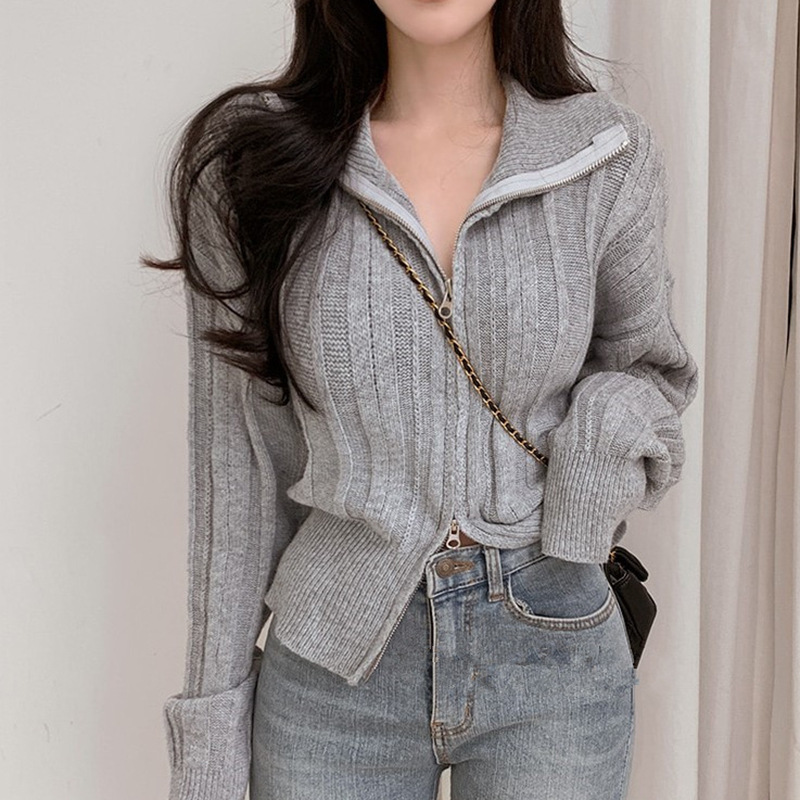Personalized Trend Solid Color Basic Double Head Top