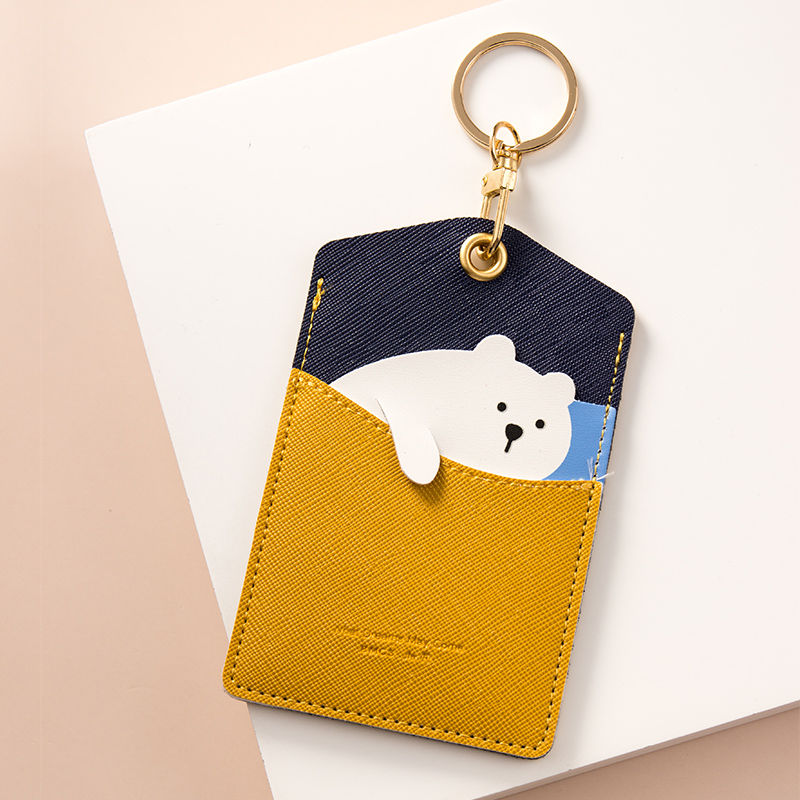 Title 8, Cartoon Keychain PU Creative Card Driver