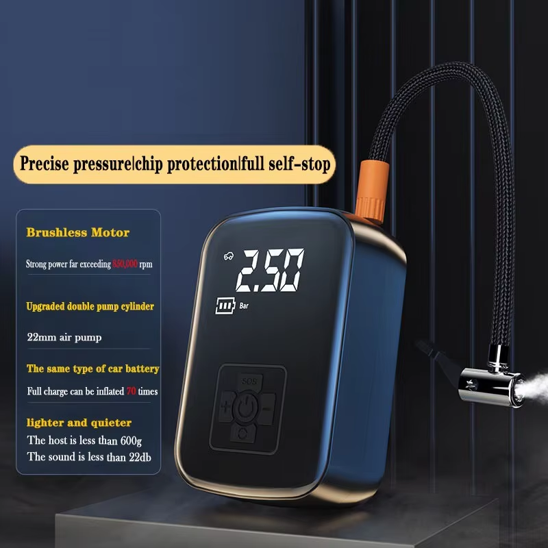 Wireless Car Air Compressor Electric Tire Inflator For Motorcycle Bicycle Boat AUTO Tyre Balls