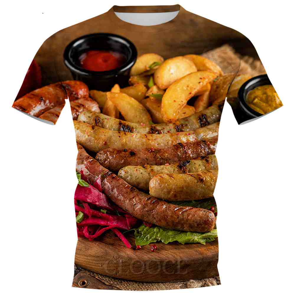 Title 3, Creative and Funny 3D Short Sleeves