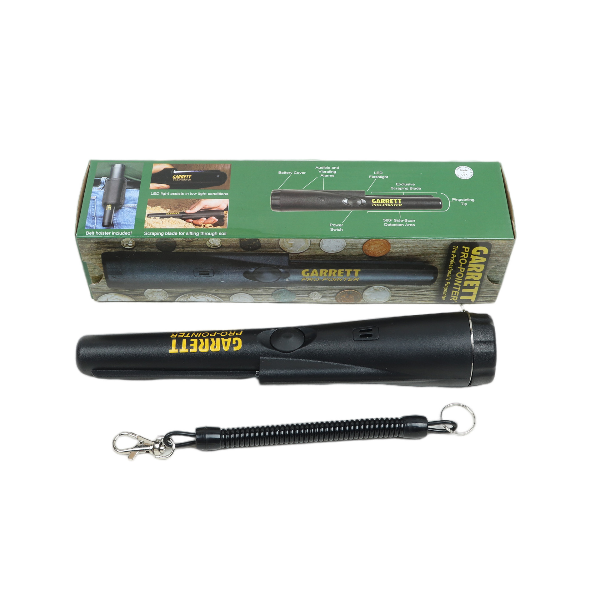 Metal Detector High Precision Handheld Positioning Rod Probe Head Waterproof Underground